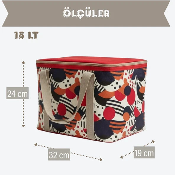 15 LT Termal Çanta -Piknik Çantası - Resim 3