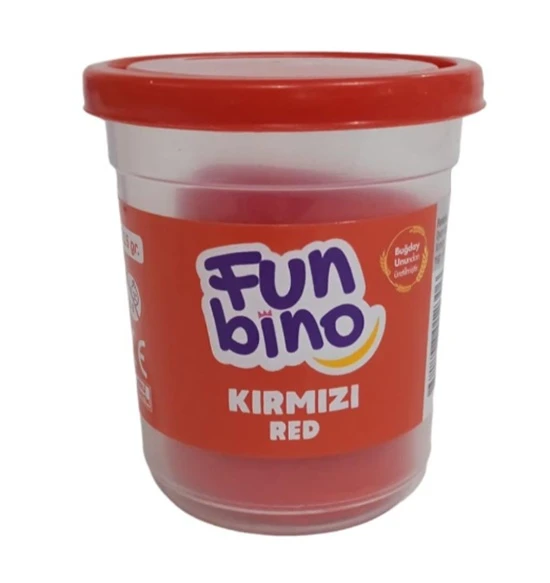 Funbino Oyun Hamuru 115Gr Kırmızı - 4 adet ürün görseli 1