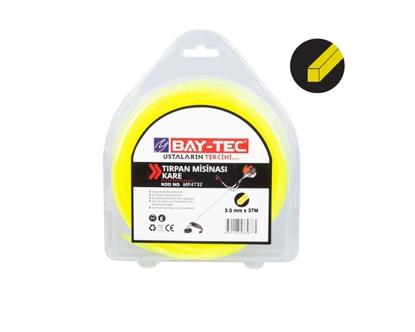 Kare Tırpan Misinası 3.5 mm x 37 mt MK4732 BAYTEC ürün görseli 1