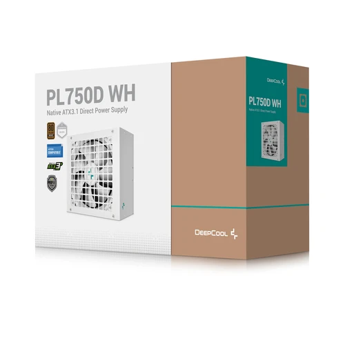 Deepcool Pl750-d-wh 750w Atx 3.0 80+ Bronze Güç Kaynağı ürün görseli 1