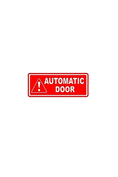 Automatıc Door Sticker - Otomatik Kapı Ingilizce Sticker ürün görseli 1
