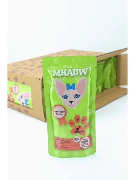 Mhauw 30 Adet Tavuklu Kedi Ödülü 80gr Skt:08/2027 ürün görseli 1