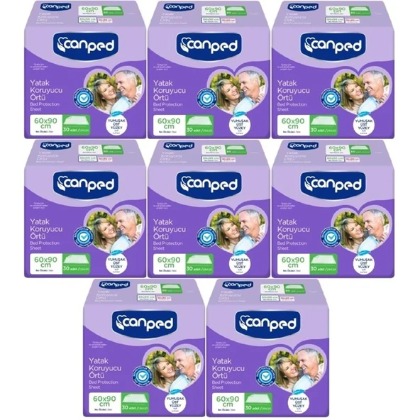 Canped Yetişkin Yatak Koruyucu Örtü 60 x 90 CM 240 Adet ürün görseli 1