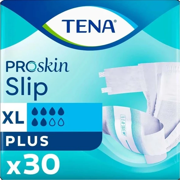 Tena Proskin Slip Plus Bel Bantlı Yetişkin Bezi XL - Ekstra Büyük - Extra Large 30 Adet ürün görseli 1