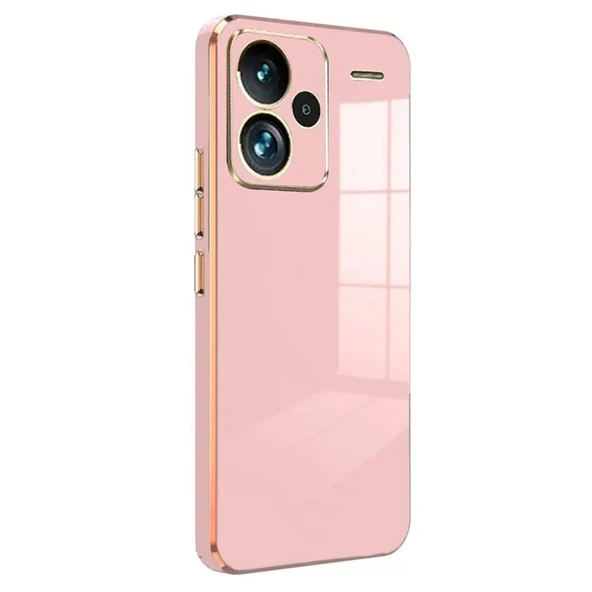 Xiaomi Redmi Note 13 Pro Plus Kılıf Volet Silikon - Pembe ürün görseli 1