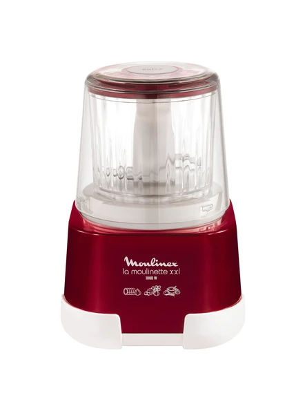 Moulinex DP805G doğrayıcı La Moulinette Plus Deluxe, stand mikser aparatı dahil, beyaz/metalik kırmızı ürün görseli 1