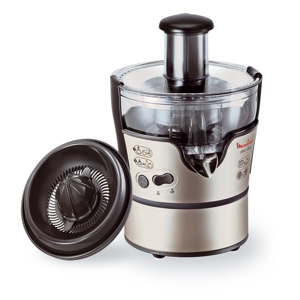 Moulinex JU385H meyve sıkacağı ve narenciye sıkacağı Elea Duo | 300 watt | 2 hız seviyesi | siyah / paslanmaz çelik görünüm ürün görseli 1