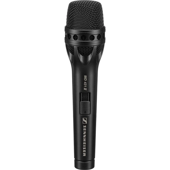 Sennheiser MD431-II Super-Cardioid Computing Dynamic Microphone,Black ürün görseli 1