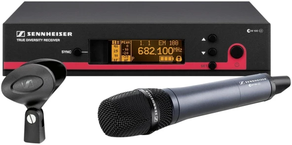 Sennheiser EW 100-935 G3 Cardioid Microphone Kablosuz System Band A (516-558 009) ürün görseli 1