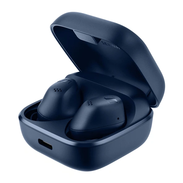 Sennheiser ACCENTUM True Wireless Earbuds - Kristal-Clear Sound with Hybrid ANC, Ergonomi Tasarımı, 28 Saat Battery Life, Touch Interface, Blue ürün görseli 1