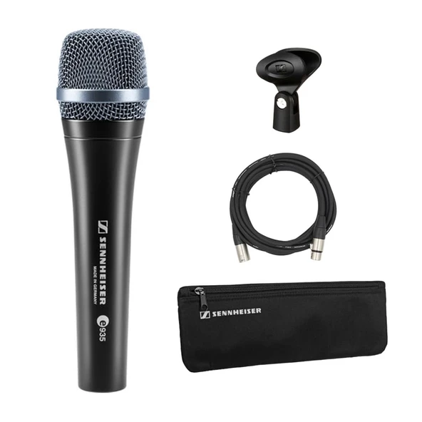 Sennheiser e935 Cardioid DynamicCompd with 20ft XLR Microphone Kablo (2 Madde) ürün görseli 1