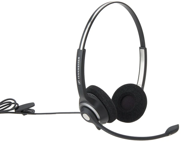 Sennheiser 504406 Headset - Wired Silver / Black ürün görseli 1