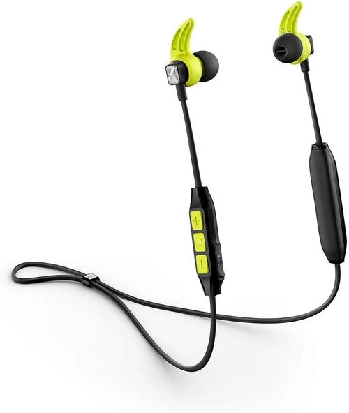 Sennheiser CX Sport Bluetooth Kulak İçi Kablosuz Spor Kulaklık, siyah/sarı ürün görseli 1