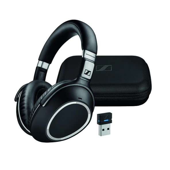 'SENNHEISER MB 660 UC MS binaural saç bandı siyah, gümüş kulaklıklar - kulaklıklar (kablolu/kablosuz, Bluetooth + 3,5 mm (1/8) + USB, çağrı merkezi/ofis, işit üstü, kapalı, 15 - 23.000 Hz) ürün görseli 1