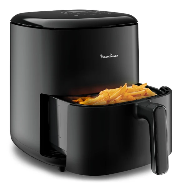 Moulinex Easy Fry Max 5L - hızlı pişirme için hava fritözü, %70'e varan enerji tasarrufu, sezgisel kontrol paneli, 10 otomatik program, 6 kişiye kadar, dijital tarif kitabı, EZ2458 ürün görseli 1