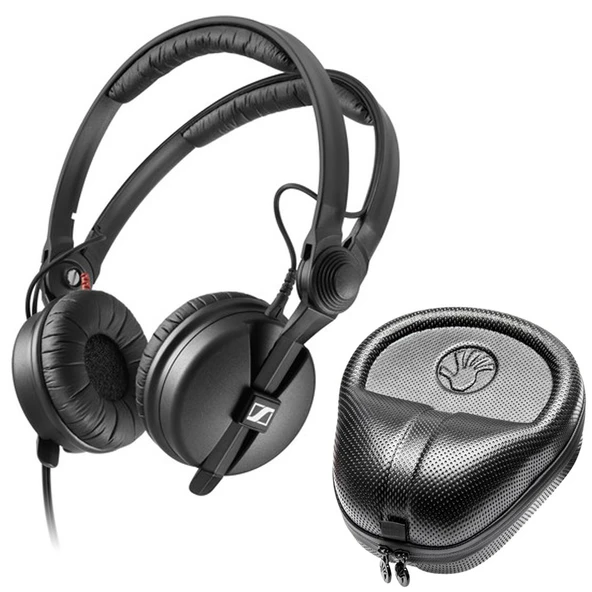 Sennheiser HD 25 PLUS On-ear, DJ Foots + Slappa HardBody PRO Schneider Case ürün görseli 1