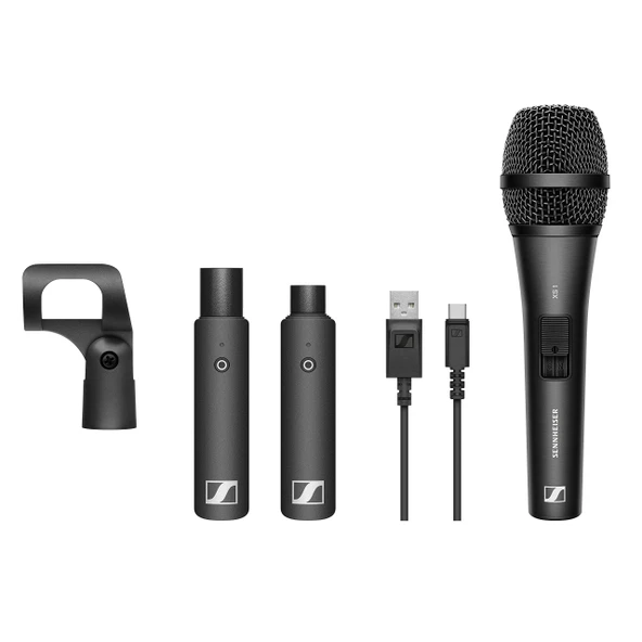 Sennheiser Pro Audio XSW-D Vocal Set Plug-on Digital Wireless System with Dynamic Microphone ürün görseli 1
