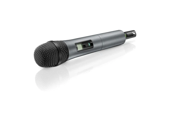 Şarkıcılar ve sunucular için Evolution E825 dinamik kardioid kapsüllü Sennheiser SKM 825-XSW-E el mikrofonu vericisi | XSW radyo alıcılarıyla uyumlu (507333) ürün görseli 1