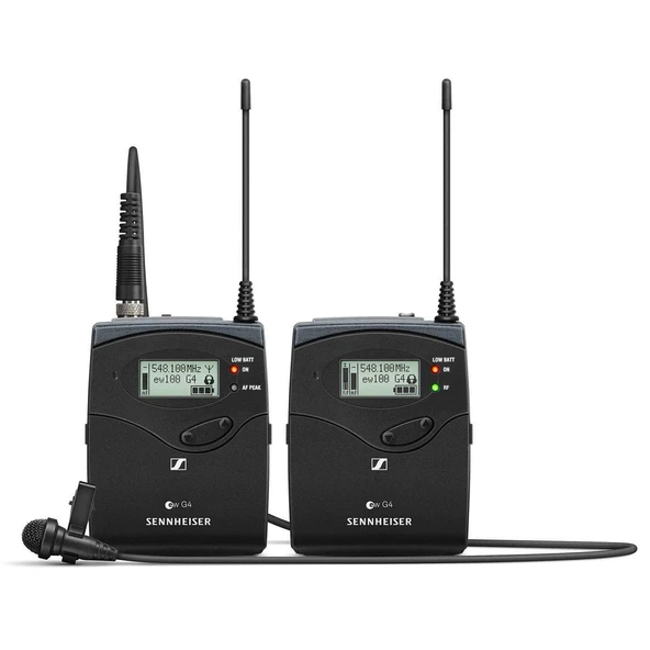 Sennheiser EW 112P G4 – G Omni-yönlü Kablosuz Lavalier Microphone System,Black Black ürün görseli 1