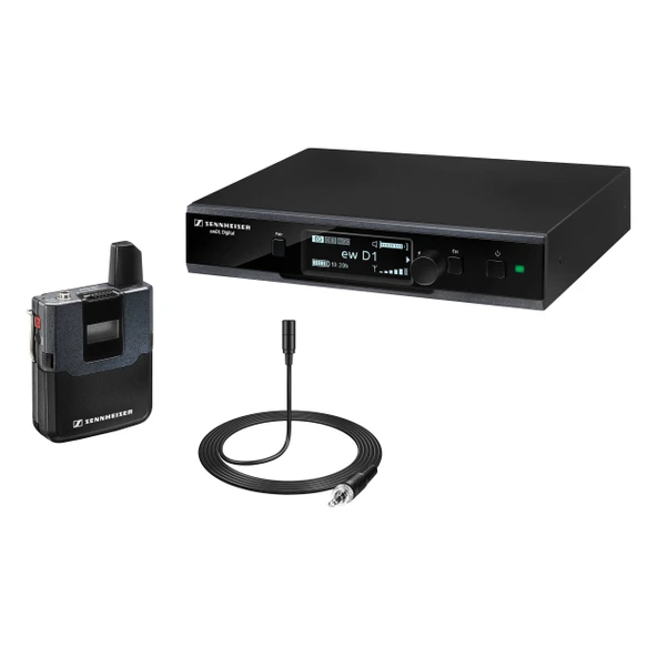 Sennheiser EW D1-ME2 Evolution Wireless D1 Digital Presenter System with ME2 Omniwayal Clip-On Microphone ürün görseli 1