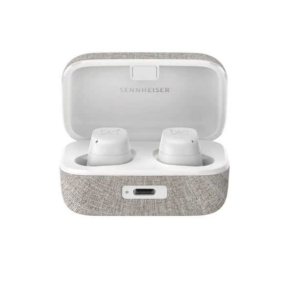 Sennheiser Momentum True Wireless 3 Earbuds - Music & Calls for Adaptive Gürültü Cancellation, IPX4, Qi Şarj, 28 saatlik Battery Life, White 509181 ürün görseli 1