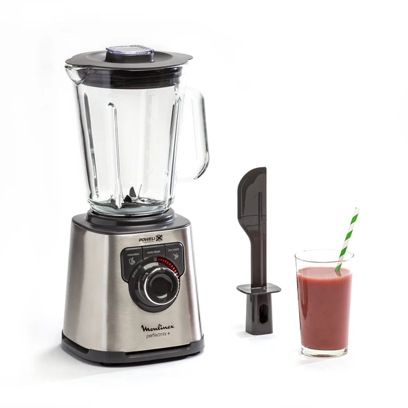 Moulinex Perfect Mix + LM811D10 - 1200W mikser, sırlı paslanmaz çelik, arkadan aydınlatmalı hız kontrolü, 3 program, manuel ve otomatik temizleme modu ürün görseli 1