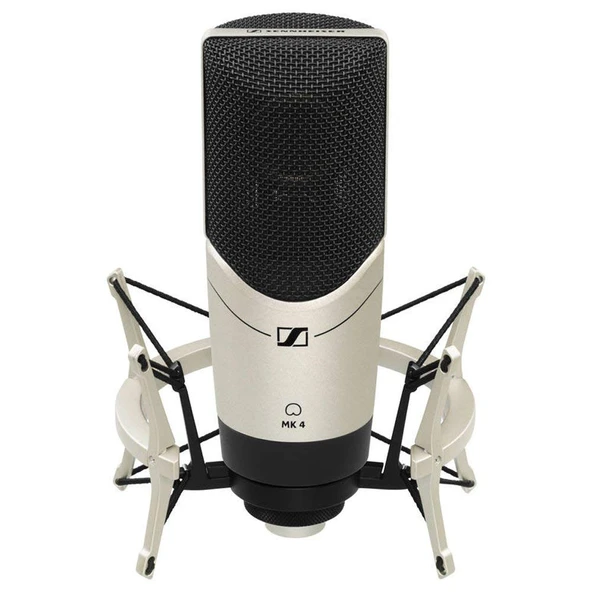 Sennheiser MK4 Set Cardioid Condenser Büyük Diaphragm Microphone With MKS4 Şokmount ürün görseli 1