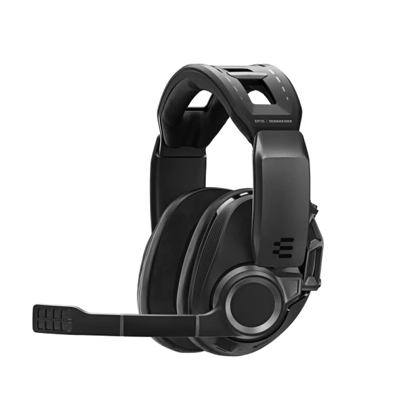 EPOS I Sennheiser GSP 670 Bluetooth kulaklık, kablosuz, 20 saat pil, gürültüye karşı gecikmesiz mikrofon, kulak yastıkları, 7.1 surround ses, PC, PS5, PS4 ve cep telefonu için, siyah ürün görseli 1