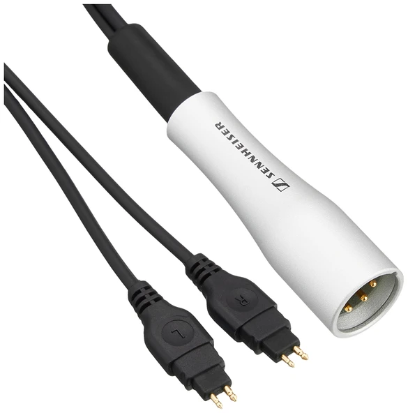 Sennheiser kulaklıklar - orijinal aksesuar kablosu - HD 600 serisinin odyofil açık kulaklıkları için XLR-4 fişli 3 m uzunluğunda dengeli kablo ürün görseli 1