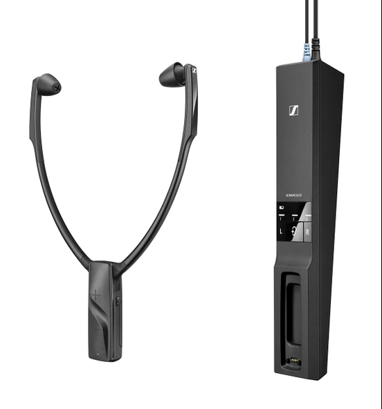 Sennheiser RS ​​5000 Dijital Kablosuz TV Kulaklık, siyah ürün görseli 1
