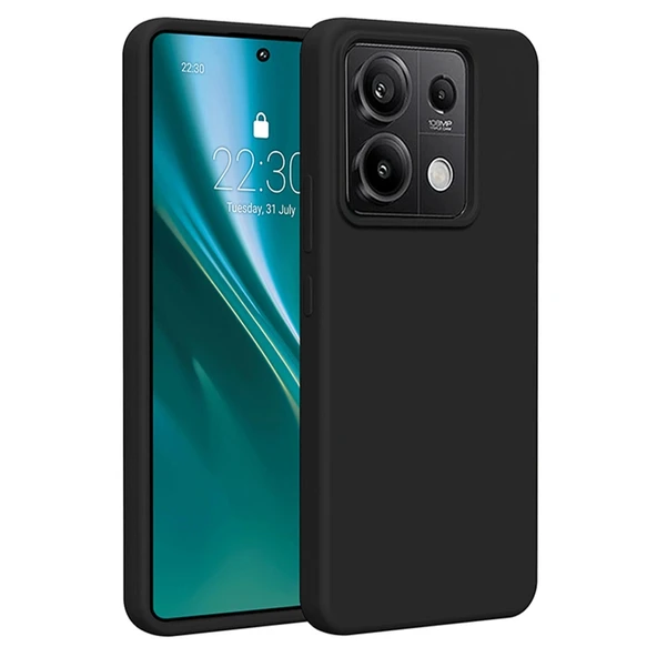 Xiaomi Redmi Note 13 Pro 5g Kılıf First Silikon - Siyah ürün görseli 1