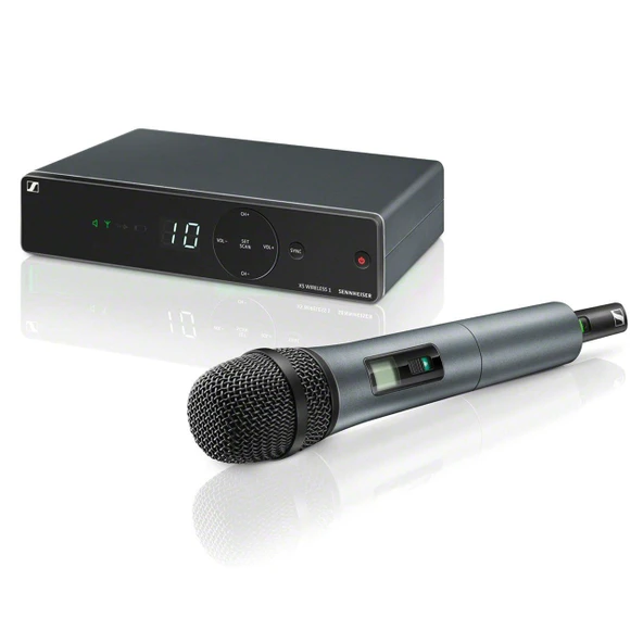 Sennheiser XSW 1-825 Canlı, şarkı söyleme ve performanslar için profesyonel kablosuz mikrofon sistemi XSW 1-825B - B-Aralığı: 614 - 638 MHz ürün görseli 1