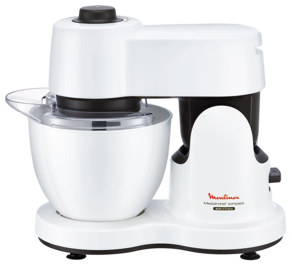 Moulinex QA2101 mutfak robotu Masterchef Gurme Beyaz (700 W, 3,5 L hacim, 4 hız ayarı) beyaz / gri ürün görseli 1
