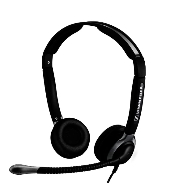Sennheiser Binaural Headset with Ultra Gürültü Canceling Boom Microphone - 46mm Padded Ear caps ürün görseli 1