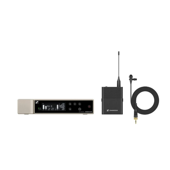 Sennheiser EW-D ME2 Lavalier Microphone Set, Black, XLR, 56 MHz Band ürün görseli 1
