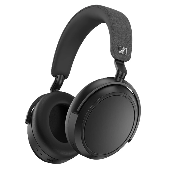 Sennheiser MOMENTUM 4 Kablosuz Gürültü Önleyici Kulaklık - Uyarlanabilir gürültü engelleme özelliğine sahip Bluetooth kulaklık kulaklık, kulak üstü, 60 saat pil, katlanabilir, siyah ürün görseli 1