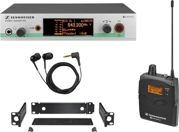 Sennheiser Consumer Audio, Sennheiser EW 300 IEM G3-G-US ile kulak monitörü EW sistemi ile uyumlu ürün görseli 1