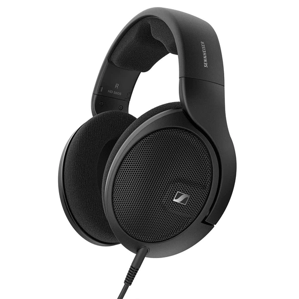 Sennheiser HD 560 S Over-The-Ear Audiophile Kulaklık - Neutral Frekans Yanıtı, E.A.R. Technology for Wide Sound Field, Open-Back Earcups, Detachable Cable, (Black) (HD 560S) HD 560S ürün görseli 1