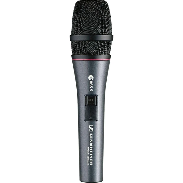 Sennheiser e865 S Lead Vocal Condenser Microphone with Switch,Charcoal ürün görseli 1