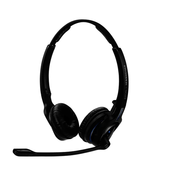 Sennheiser MB Pro 2 (506044) - Dual-Sided, Kablosuz Bluetooth Headset | For Mobile Phone Connection | w / HD Sound & Gürültü İndir Microphone (Black) ürün görseli 1