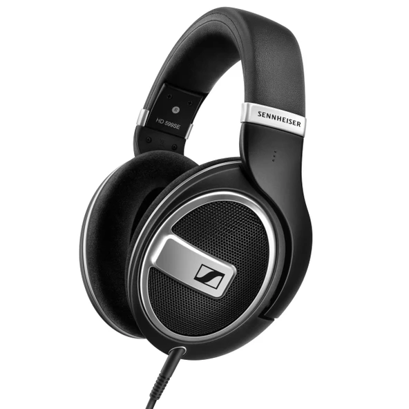 Sennheiser HD 599 SE Open-Back Schneiders, Premium Design, Natural Balanced Audio, Comfortable Fit,d Wires for Music, Game, School, Work, Black ürün görseli 1