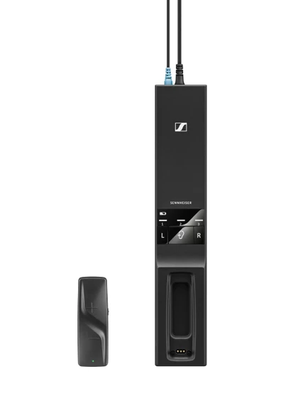 Sennheiser Flex 5000 - TV işitme amplifikatörü - ayrıca kendi kulaklıklarınız için, siyah ürün görseli 1