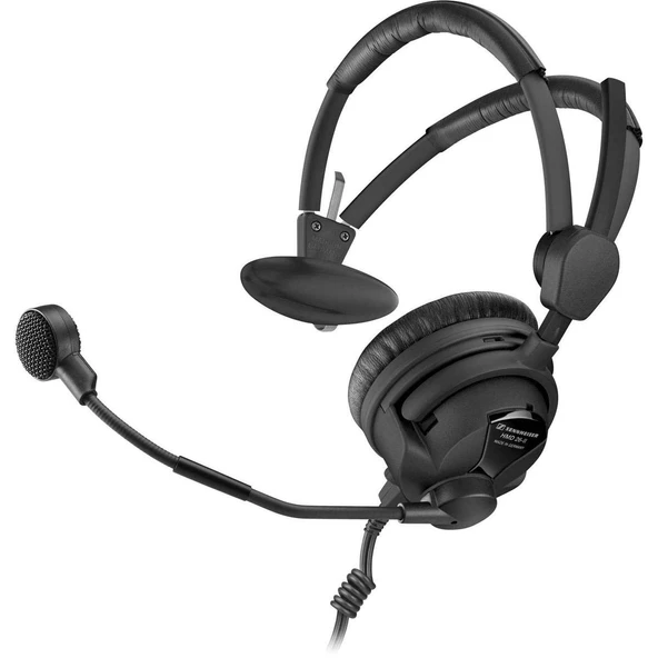 Sennheiser HMD 26-II-600-X3K1 Yayın Başkanı, 600 Ohm Impedance, ActiveGard, Dynamic Microphone Blackphone Black ürün görseli 1