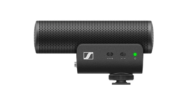 Sennheiser MKE 400 kamera av tüfeği mikrofonu | 3,5 mm TRS ve TRRS konnektörlü | DSLR, kompakt fotoğraf makineleri ve mobil cihazlar için (508898) ürün görseli 1