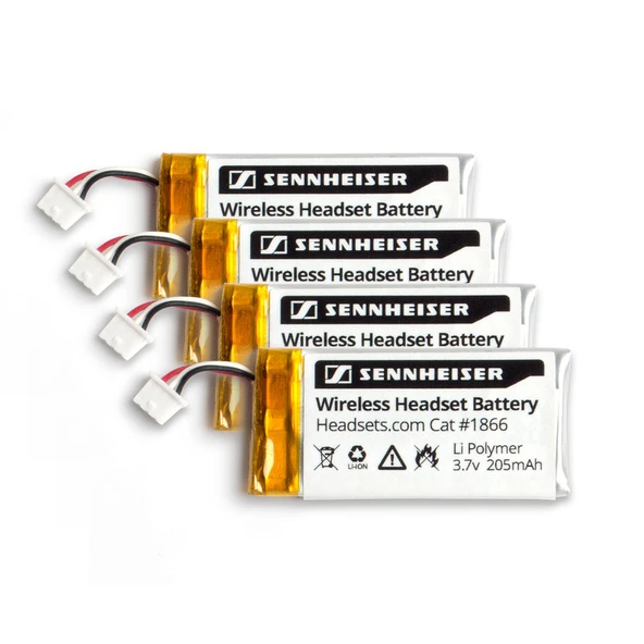 Sennheiser Makyaj Cihazı OfficeRunner Kablosuz Headset DW Office DW Pro1 DW Pro2 SD Office SD Pro1 SD Pro2 MB Pro Serisi Li Polimer 205mAh (4 Pack) ürün görseli 1
