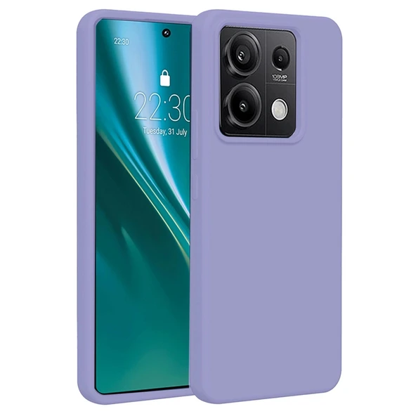 Xiaomi Redmi Note 13 Pro 4g Kılıf First Silikon - Lila ürün görseli 1
