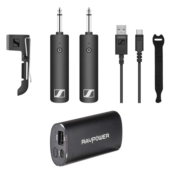 Sennheiser XSW-D Instrument Base Set with RAVPower Luster 6700mAh Şarj Cihazı & Fastener spreads 10Pack ürün görseli 1