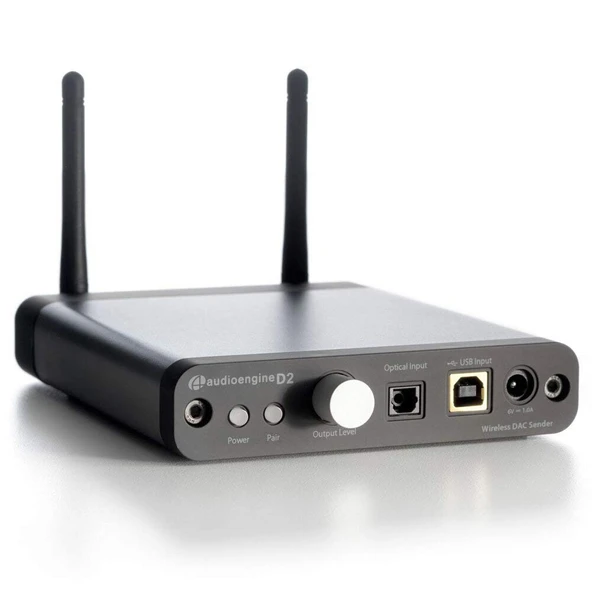 Audioengine D2 Kablosuz DAC Krom ürün görseli 1