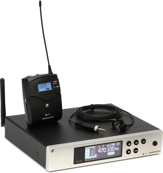 Sennheiser Pro Audio Sennheiser EW 100-ME2 Kablosuz Omni Lavalier Microphone System - A1 Band (470-516 OPT), 100 G4-ME2-A1 ürün görseli 1