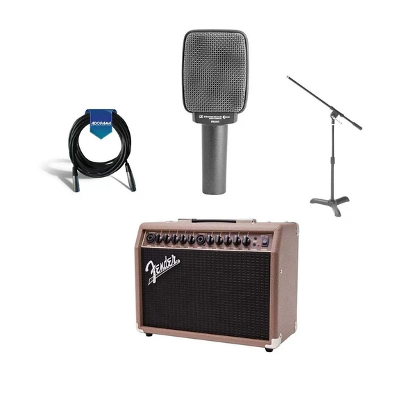 Sennheiser E609 Instrument Microphone ile Fender Acoustasonic 40 Acoustic Guitar Amplifier Schenheiser E609 Instrument Microphone ürün görseli 1